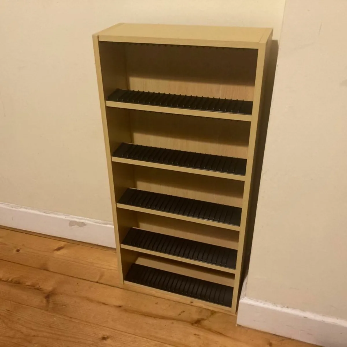 Wooden CD Rack Storage Shelf - Image 3