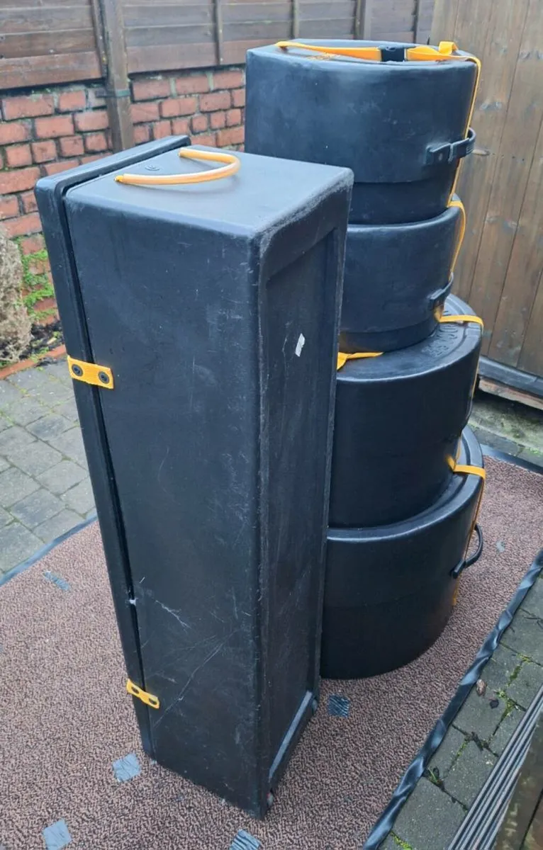 5 Drum Hardcases for sale - Image 2