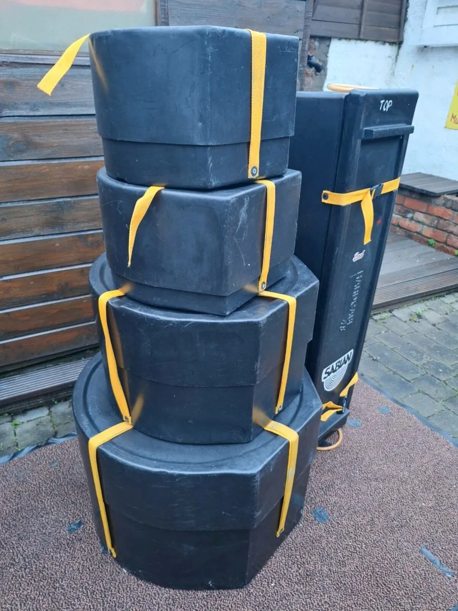 5 Drum Hardcases for sale - Image 1