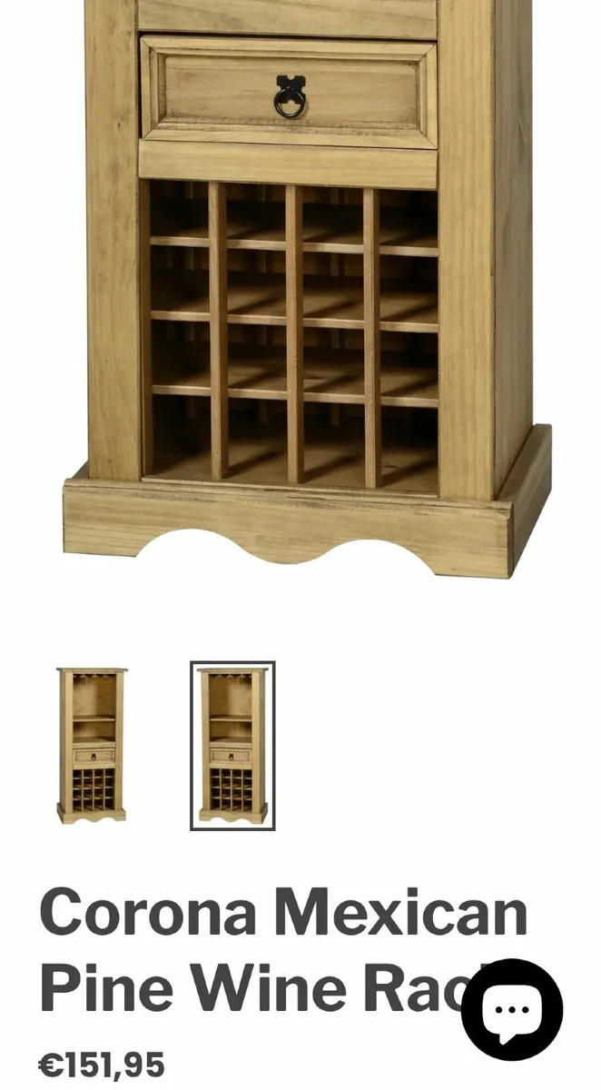 Mexican pine wine/liquor cabinet - Image 2