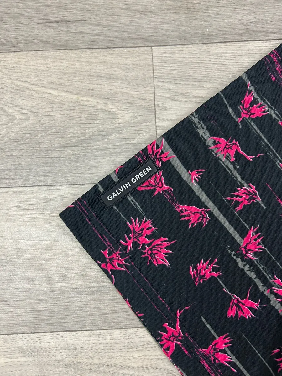 Galvin Green Floral Patterned Golf Polo Shirt XL - Image 3