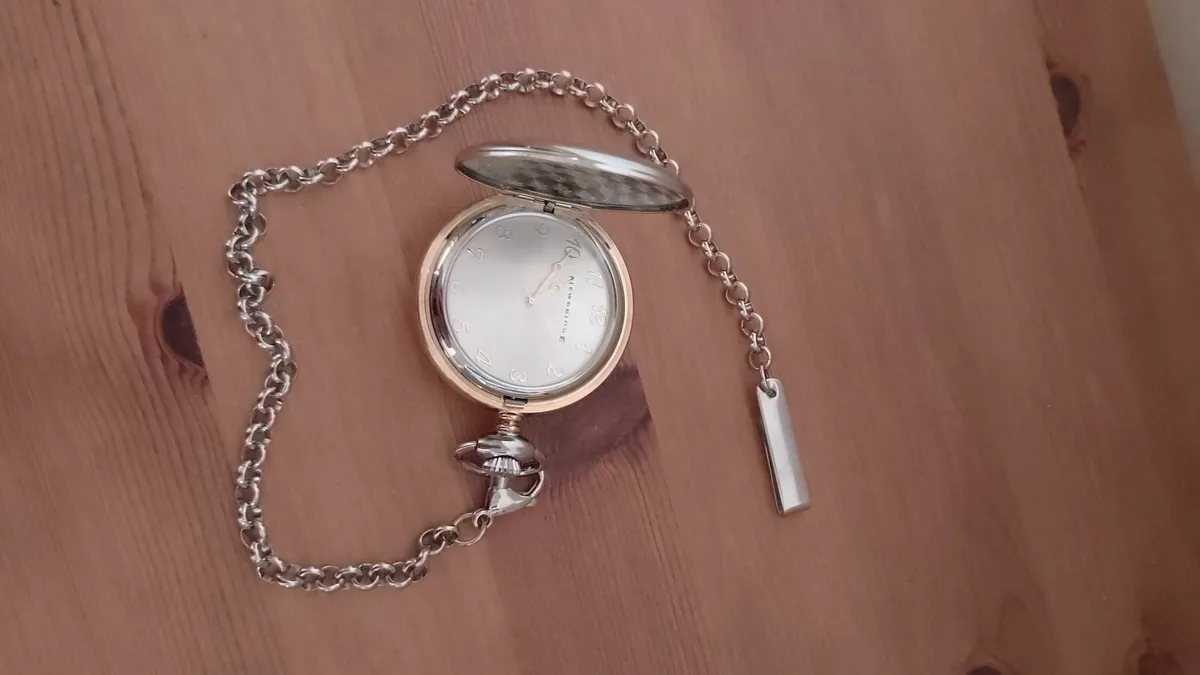 Two Tone Pocket Watch - Image 1
