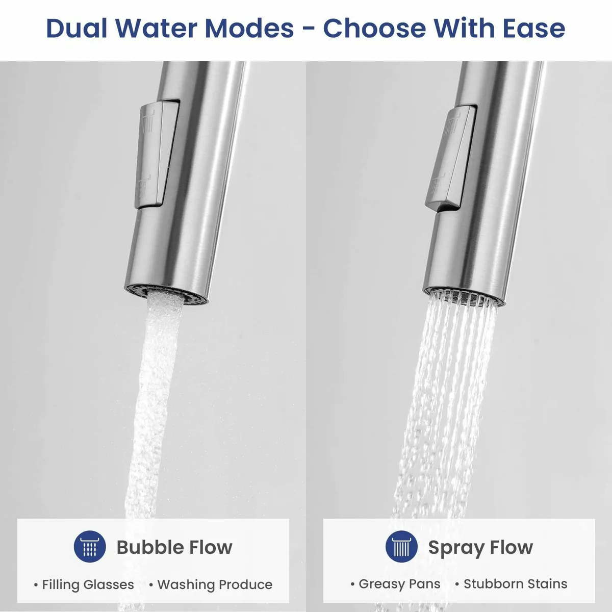 Kitchen Tap Mixer with 360degrees Swivel Spout 2 - Image 4