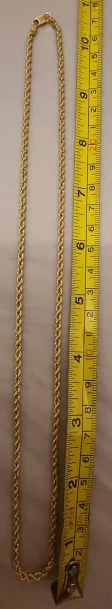 14k gold necklace - Image 3
