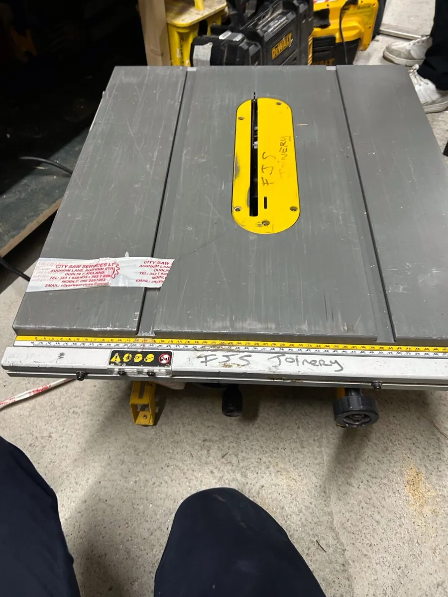 Dewalt Table saw x 2 (Like New) - Image 2