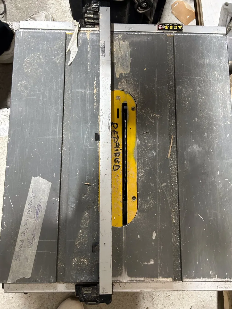 Dewalt Table saw x 2 (Like New) - Image 4