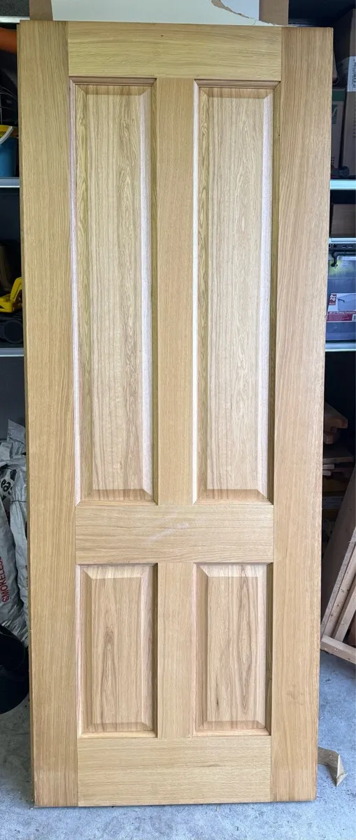 1set 30inch rebated oak doors - Image 1