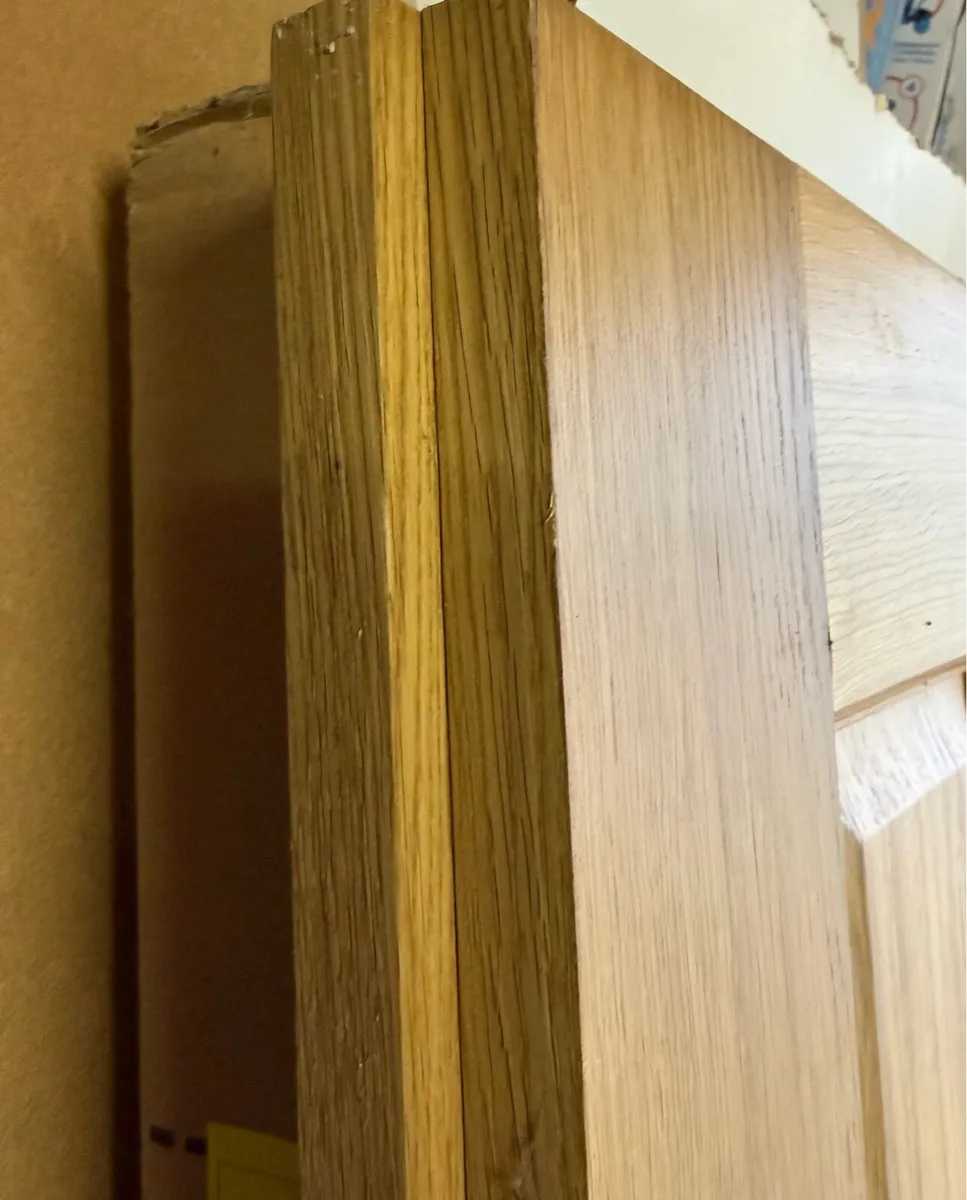 1set 30inch rebated oak doors - Image 2