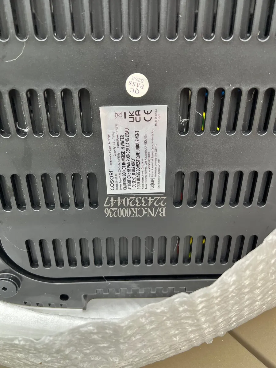 Cosori air fryer 1700w white - Image 3