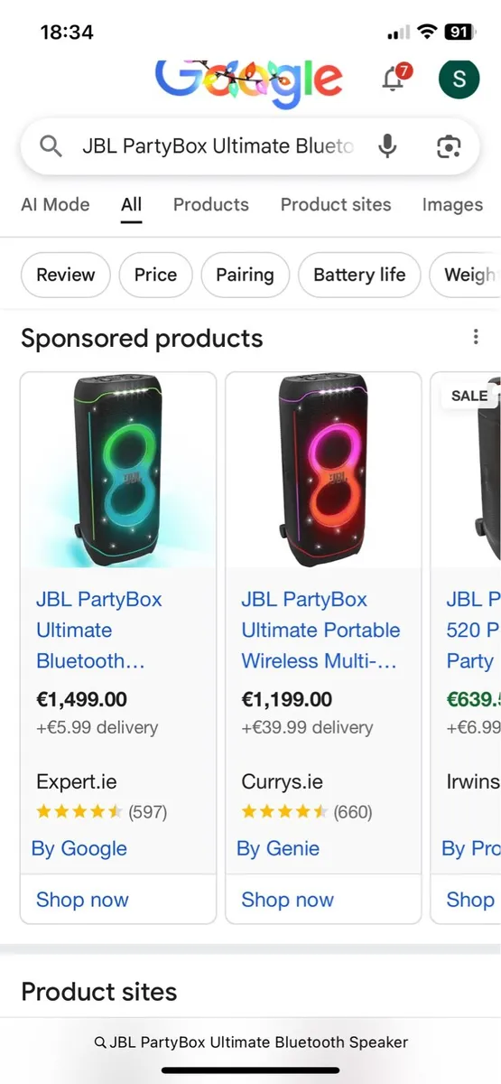 JBL ultimate partybox - Image 2