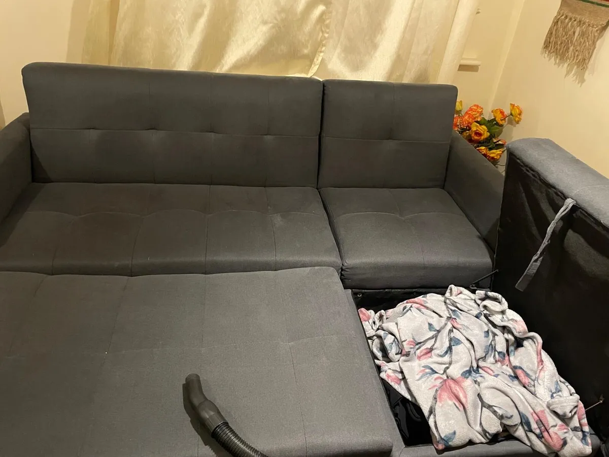 Sofa bed with storage unit - Image 3