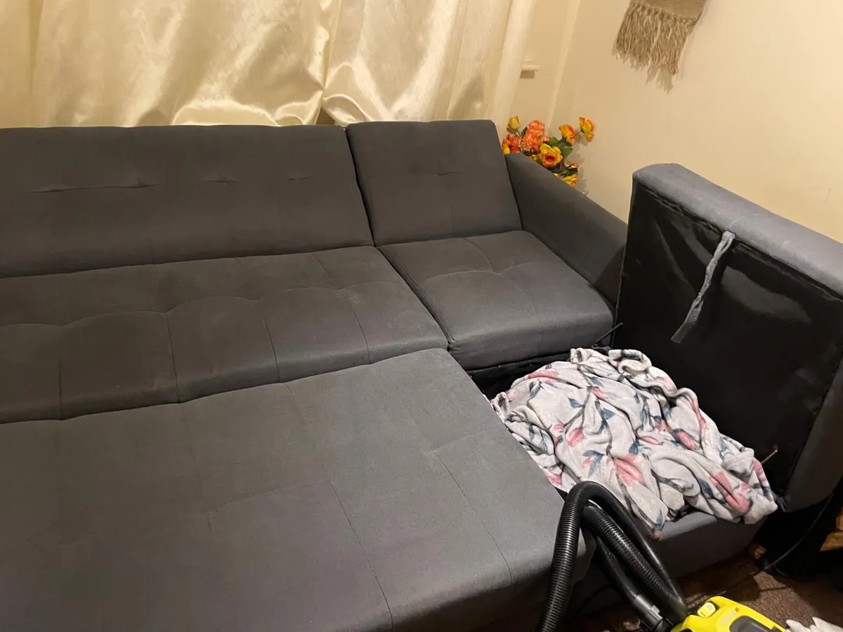 Sofa bed with storage unit - Image 4