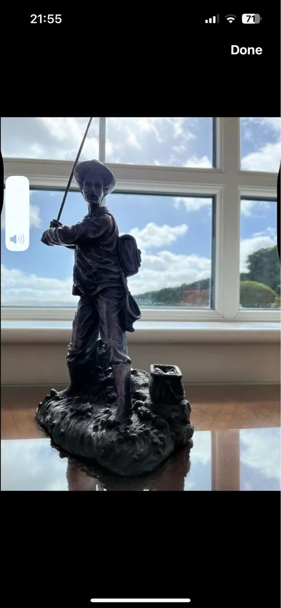 Vintage fisherman figurine - Image 3