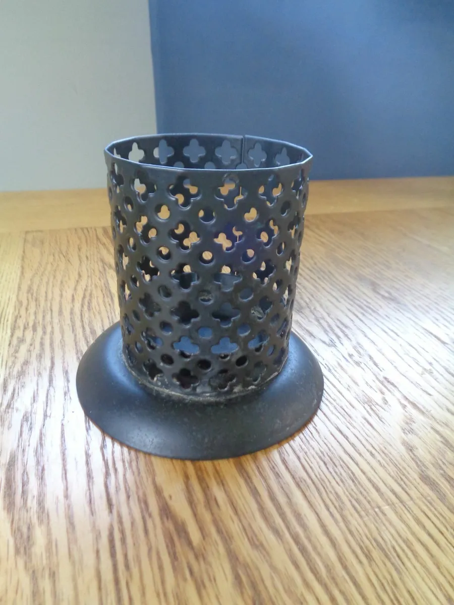 Wrought Iron Candle Holder for Sale