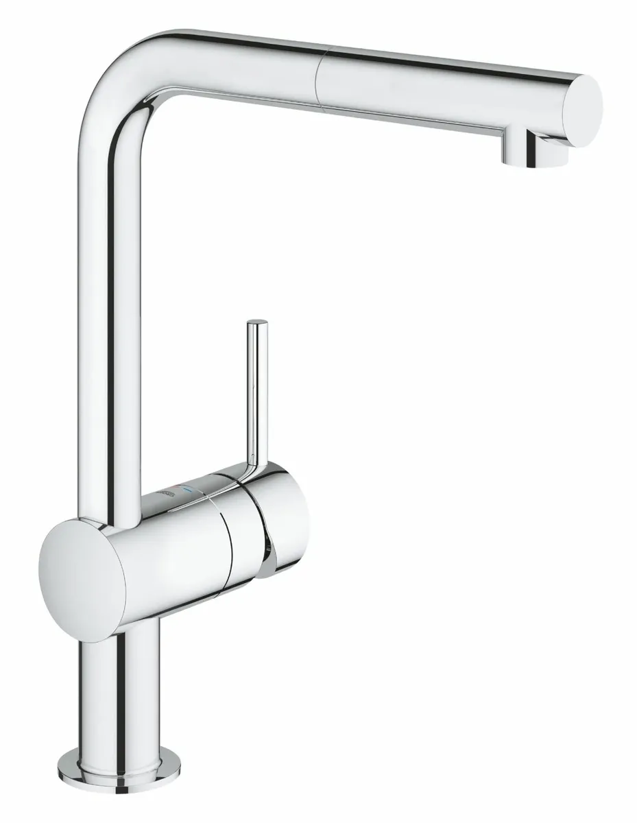 Minta - Pull Out Kitchen Sink Mixer Tap (Monobloc - Image 1