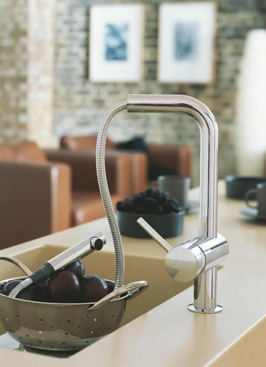 Minta - Pull Out Kitchen Sink Mixer Tap (Monobloc - Image 2