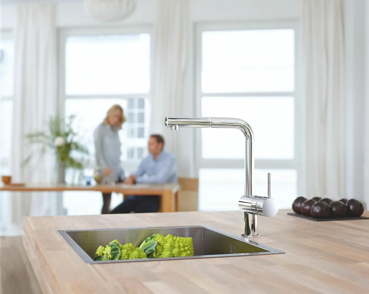 Minta - Pull Out Kitchen Sink Mixer Tap (Monobloc - Image 4
