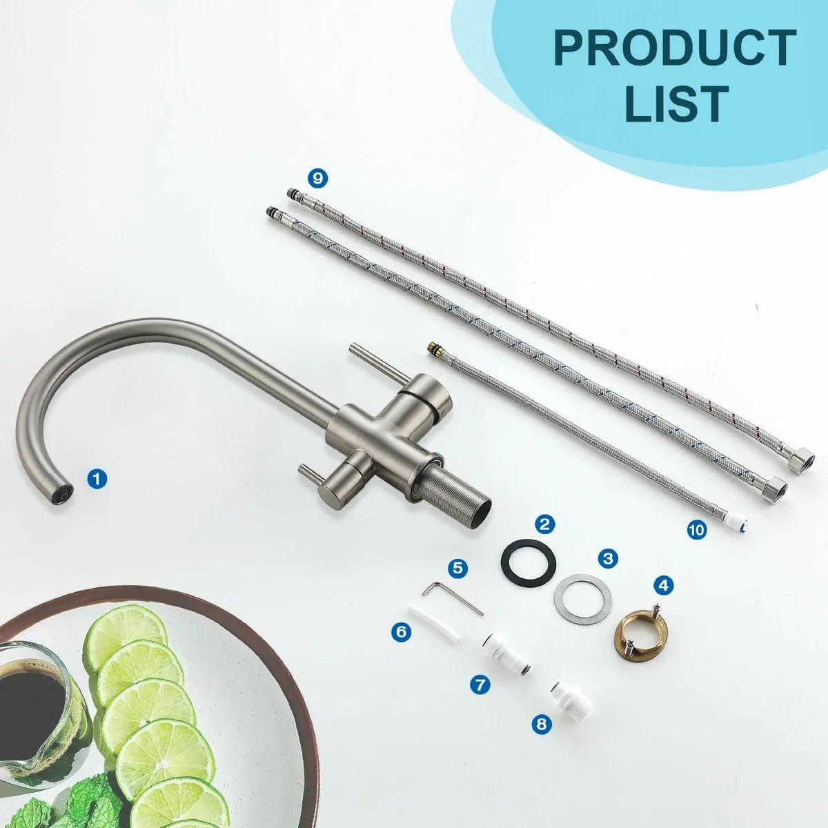 3 in 1 Kitchen Tap with Drinking Filtered Water - Image 3