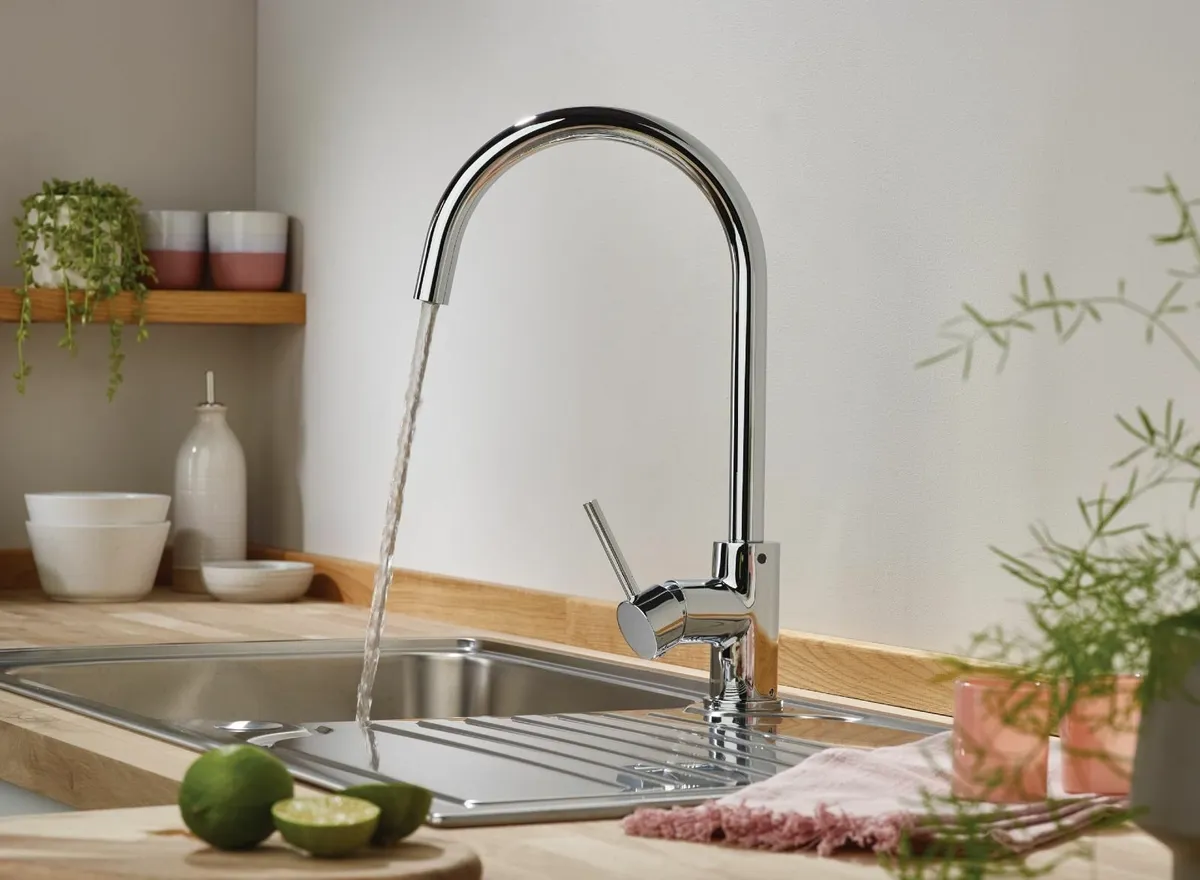 PST EFSNK C Pistachio Easyfit Kitchen Sink Mixer - Image 2