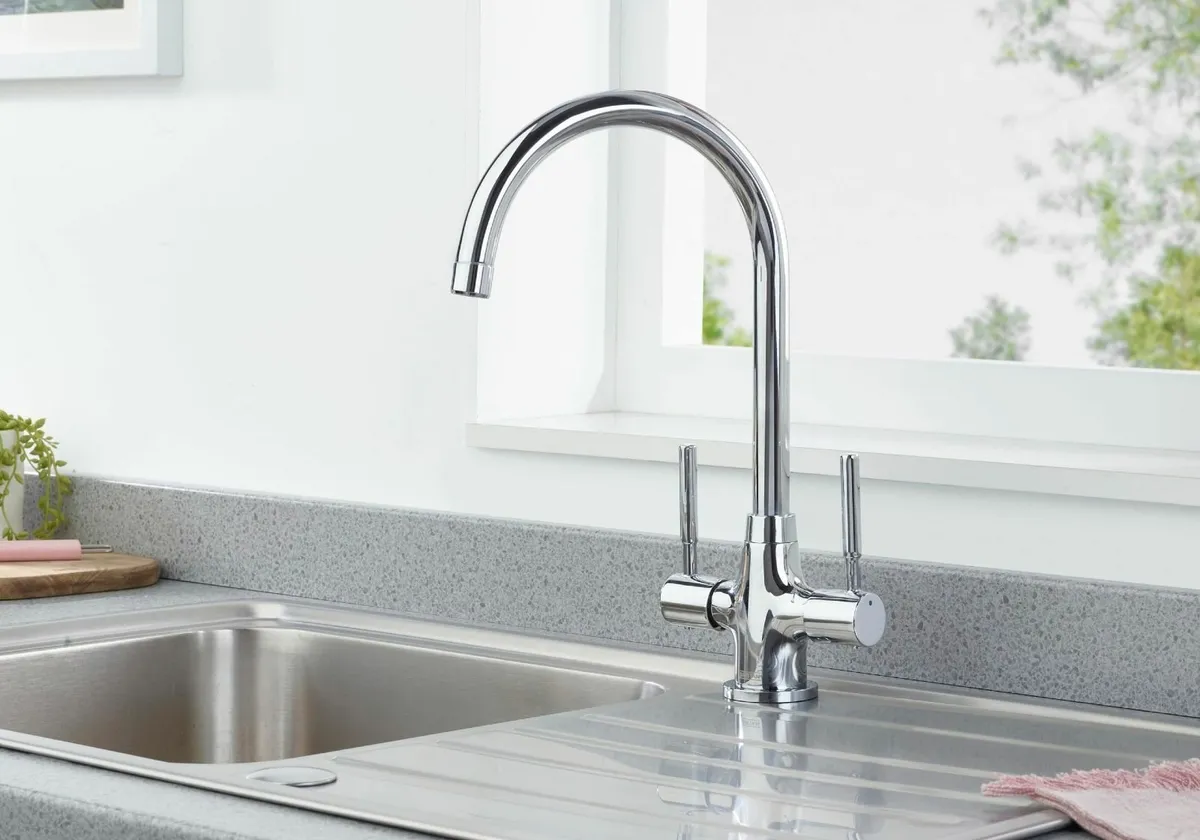Dune Monobloc Sink Mixer Chrome - Image 2