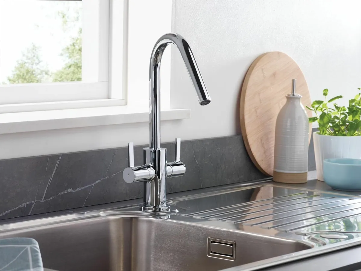 CSH EFSNK C Cashew Easyfit Kitchen Sink Mixer Tap - Image 2