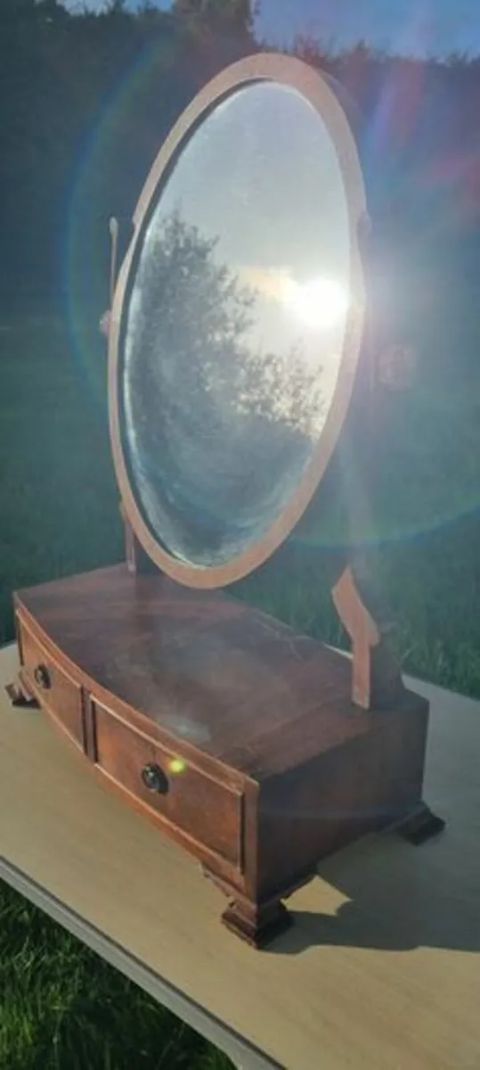Antique dressing table mirror - Image 3