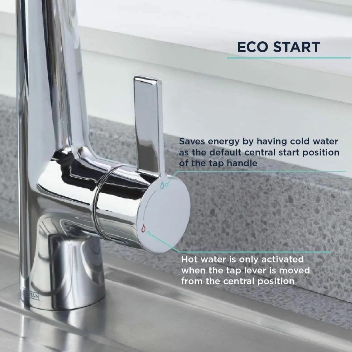 Sabre Pull Out Kitchen Mixer Tap - Image 4