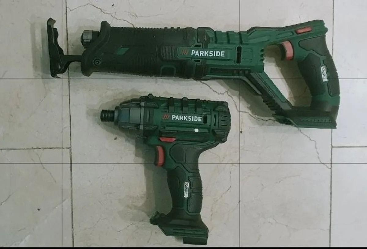 Parkside  Impact Driver & Saw together - Image 1