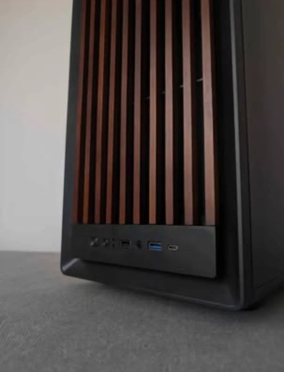Intel i7 12th Gen Real Wood Walnut Workstation PC - Image 1