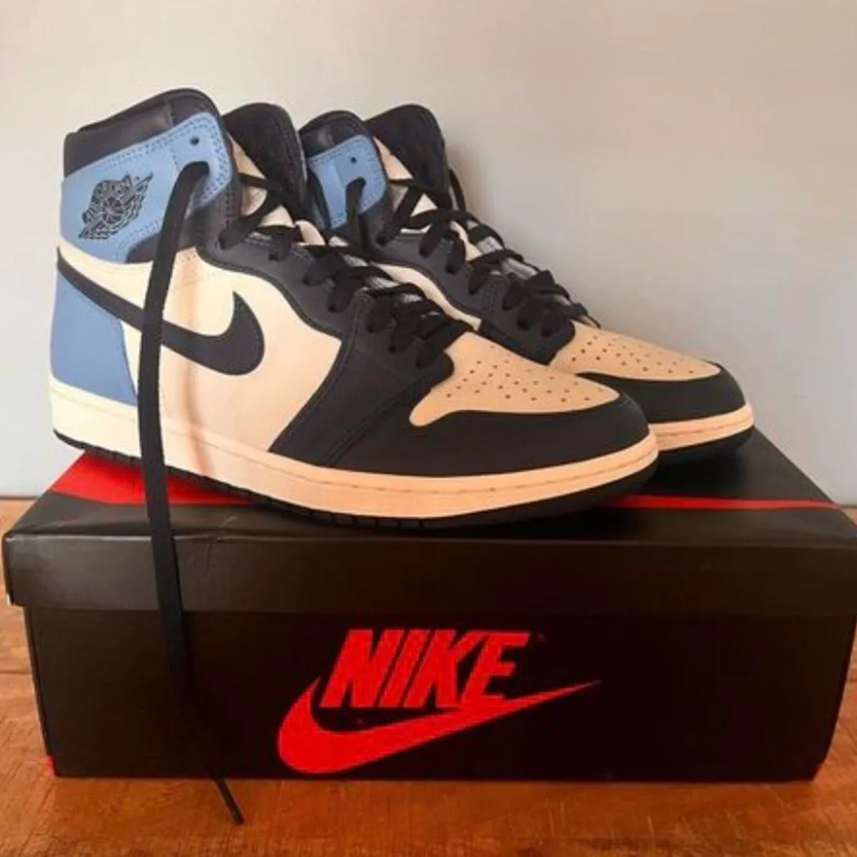 Nike UNC Jordan 1’s Blue/Navy - Image 1