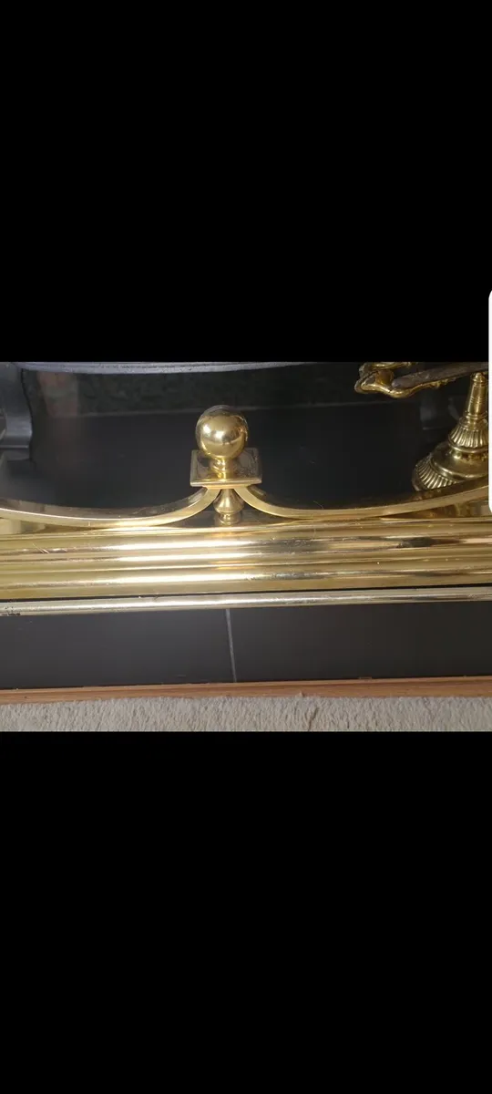 Vintage fender andirons and companion set - Image 4