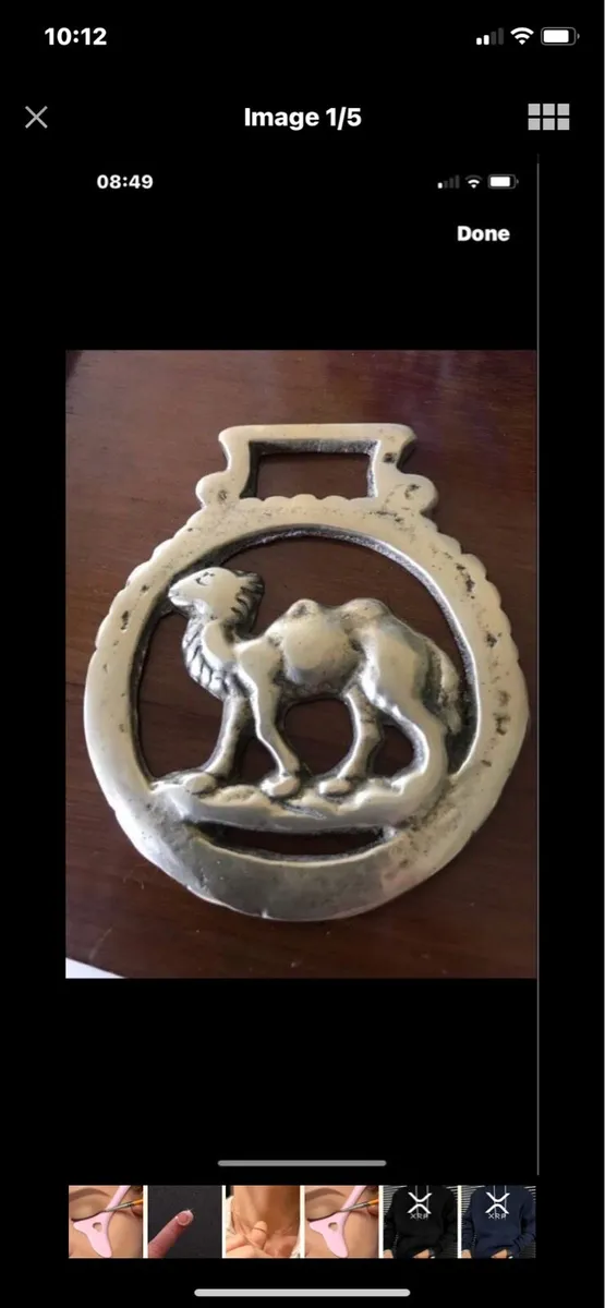 Vintage Brass Camel Bottle Opener - Image 1