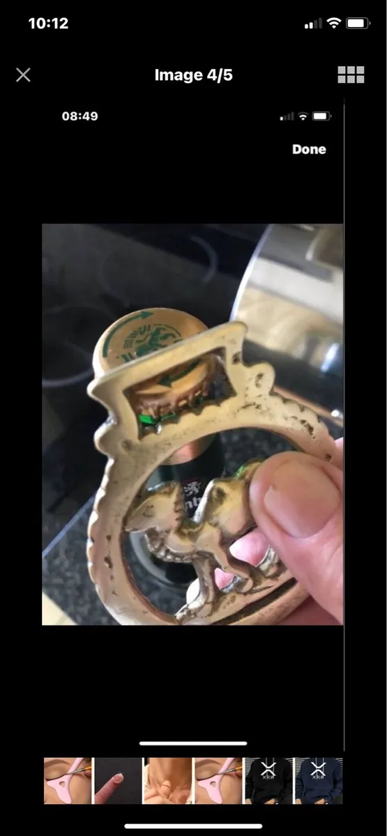 Vintage Brass Camel Bottle Opener - Image 4