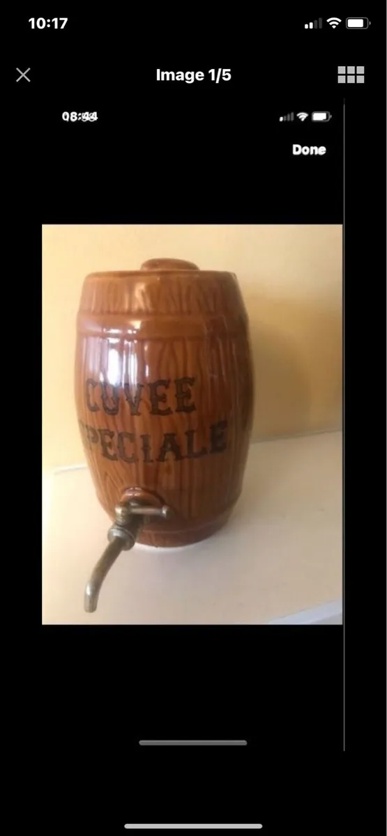 Ceramic Drinks Barrel - Image 1