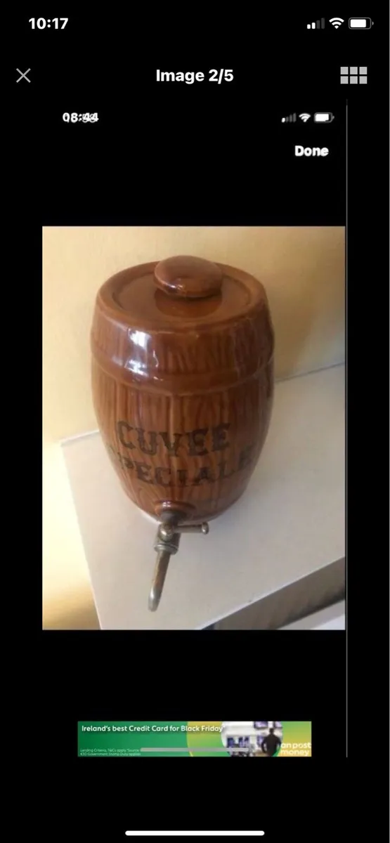Ceramic Drinks Barrel - Image 2