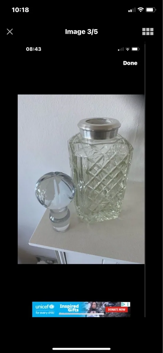 Heavy Crystal Decanter - Image 1
