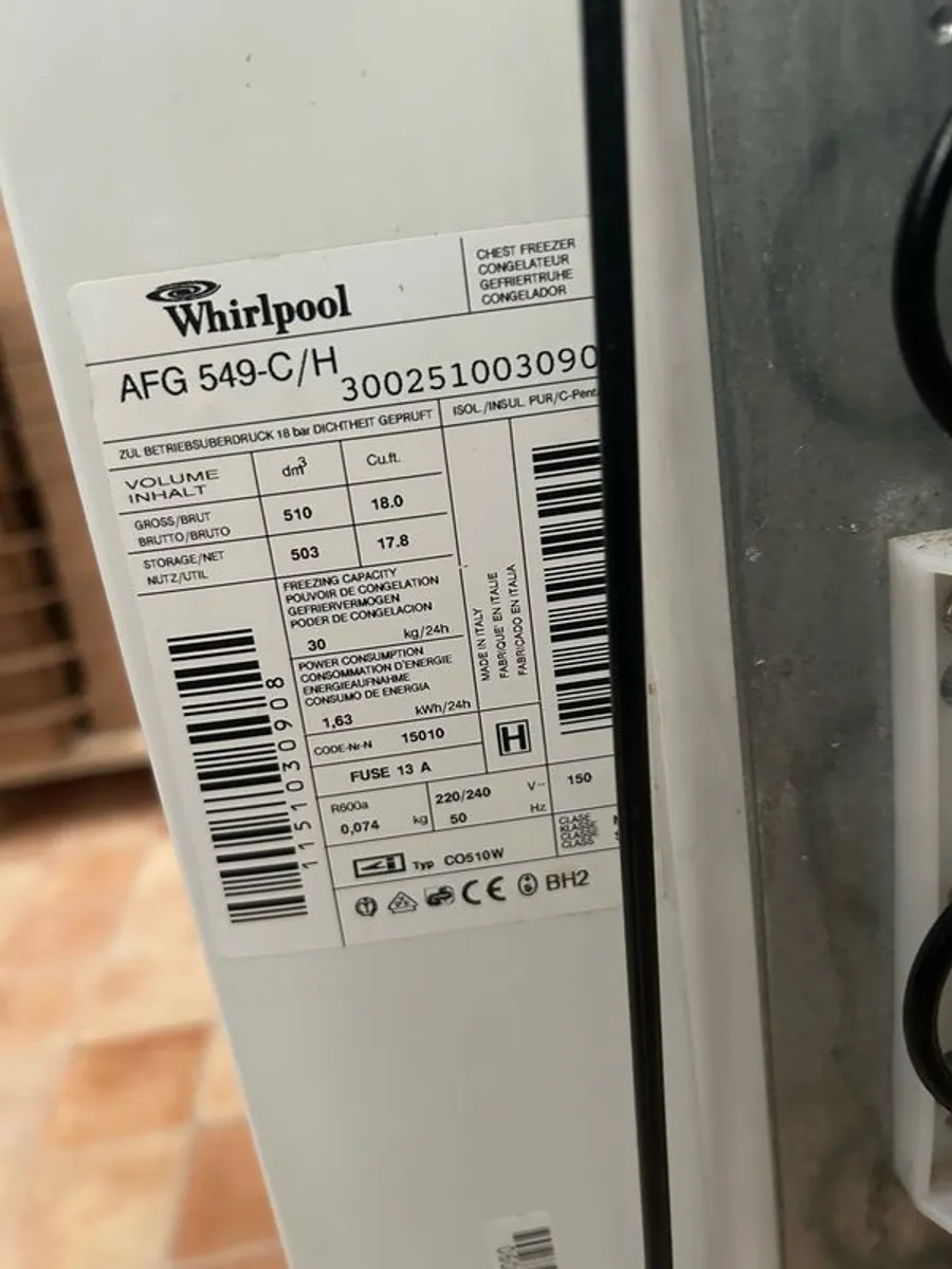 Chest freezer 160cm x 60 cm - Image 2