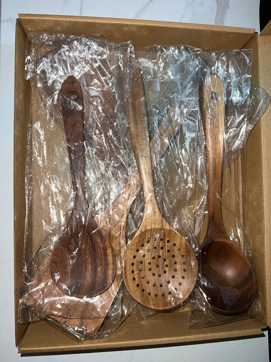 5 Wooden Spoons - Image 2