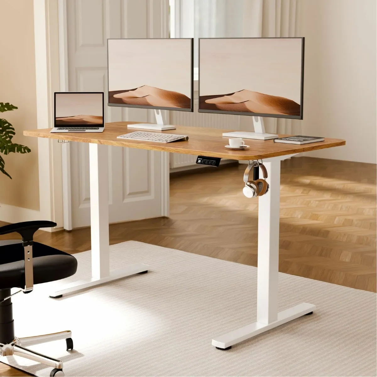 Height Adjustable Standing Desk Frame without - Image 2