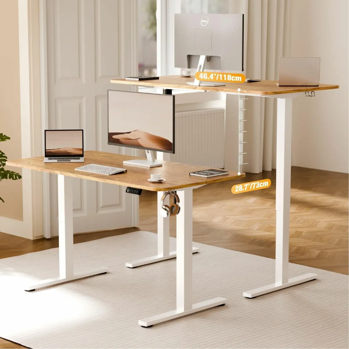 Height Adjustable Standing Desk Frame without - Image 4