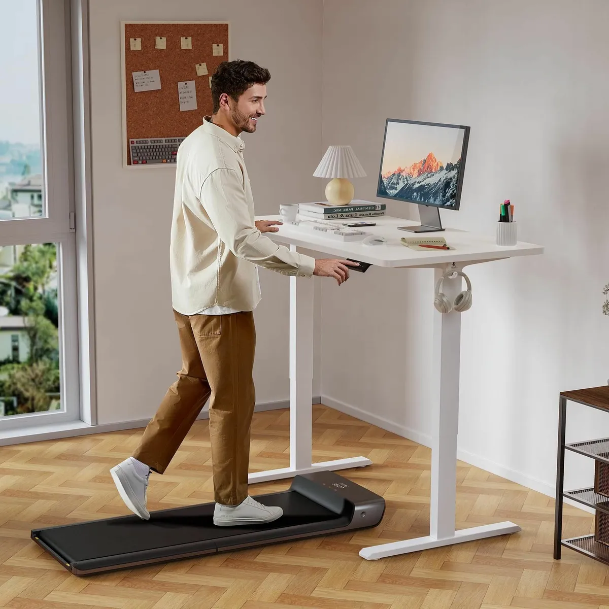 120 x 60 cm Standing Desk Electric Height - Image 2