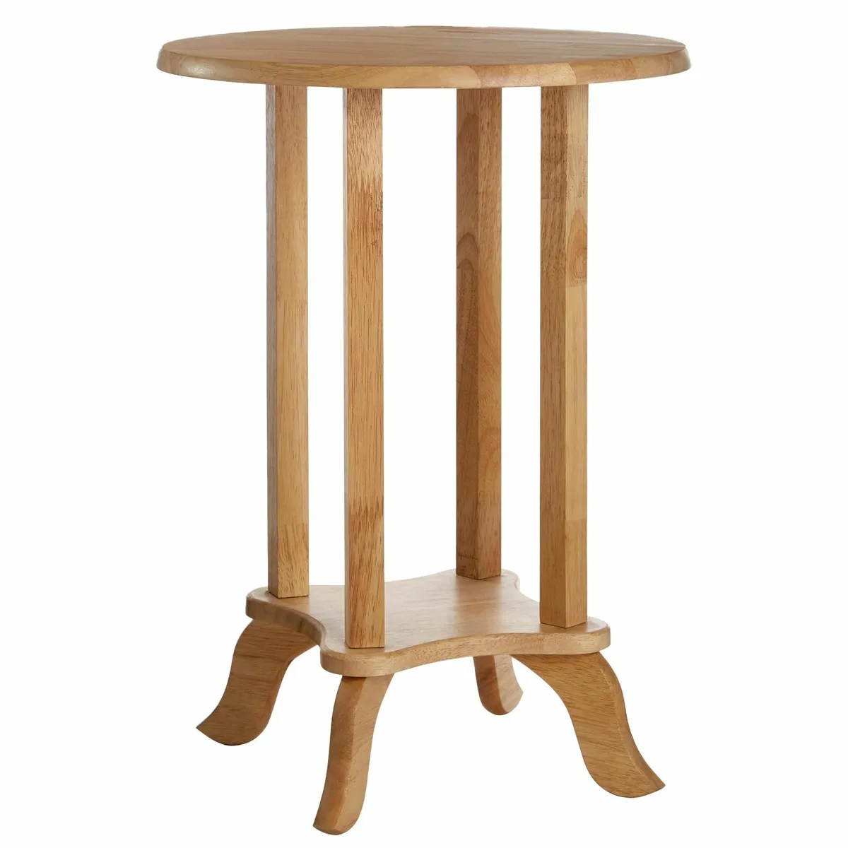 Housewares Small Side Table Wooden Telephone - Image 1