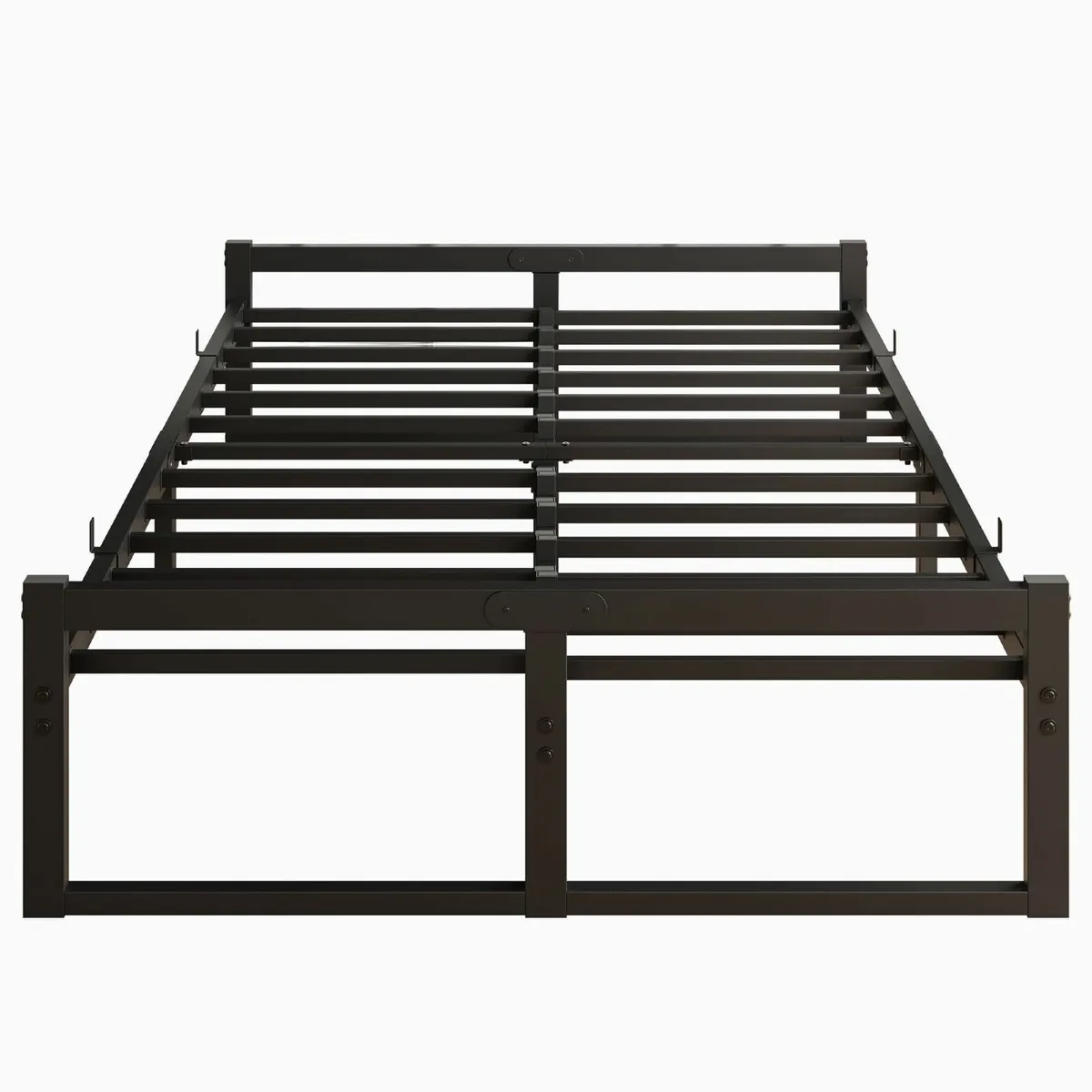 Double Bed Frame Metal Platform with Underbed - Image 4