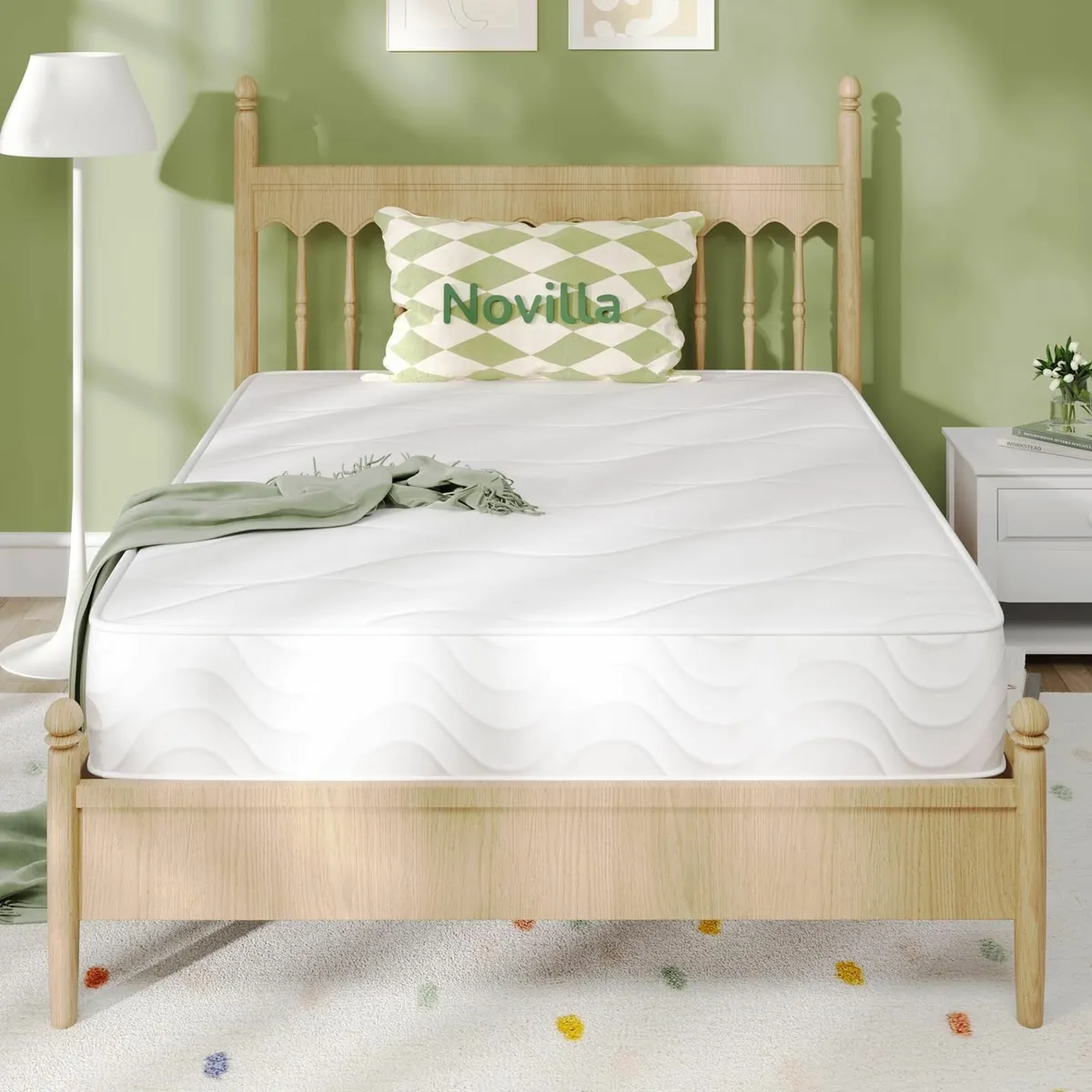 2FT6 Small Single Pocket Sprung Mattress 8 Inch - Image 1