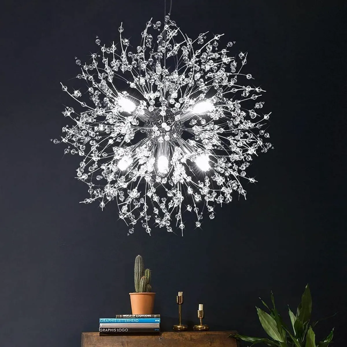 Modern Firework Chandeliers Dandelion Pendant - Image 1