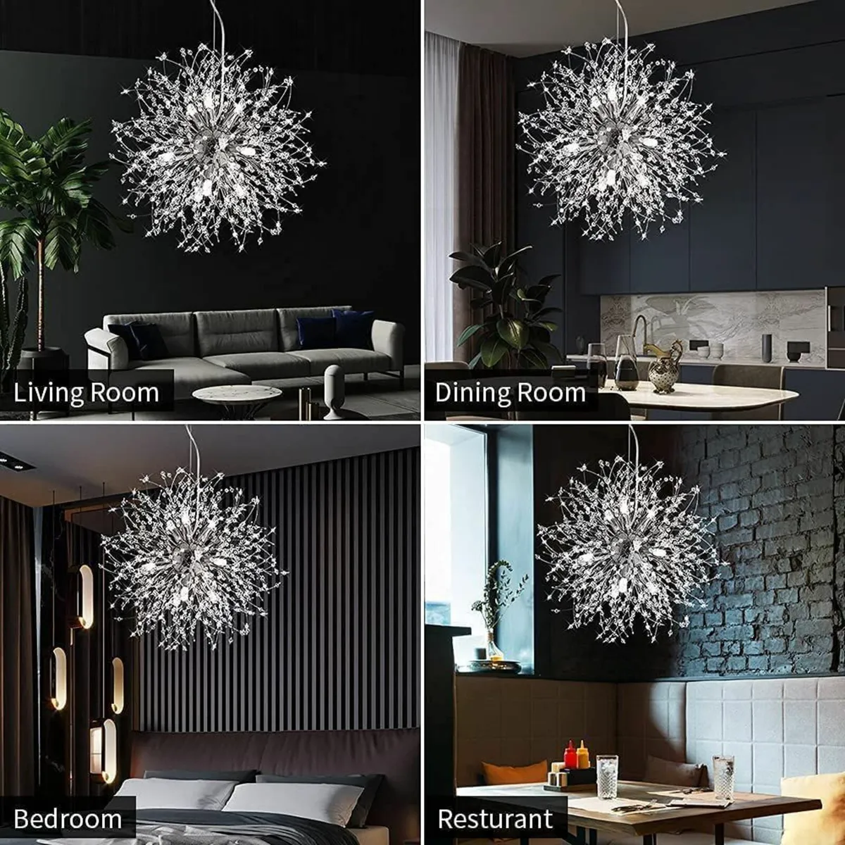 Modern Firework Chandeliers Dandelion Pendant - Image 4