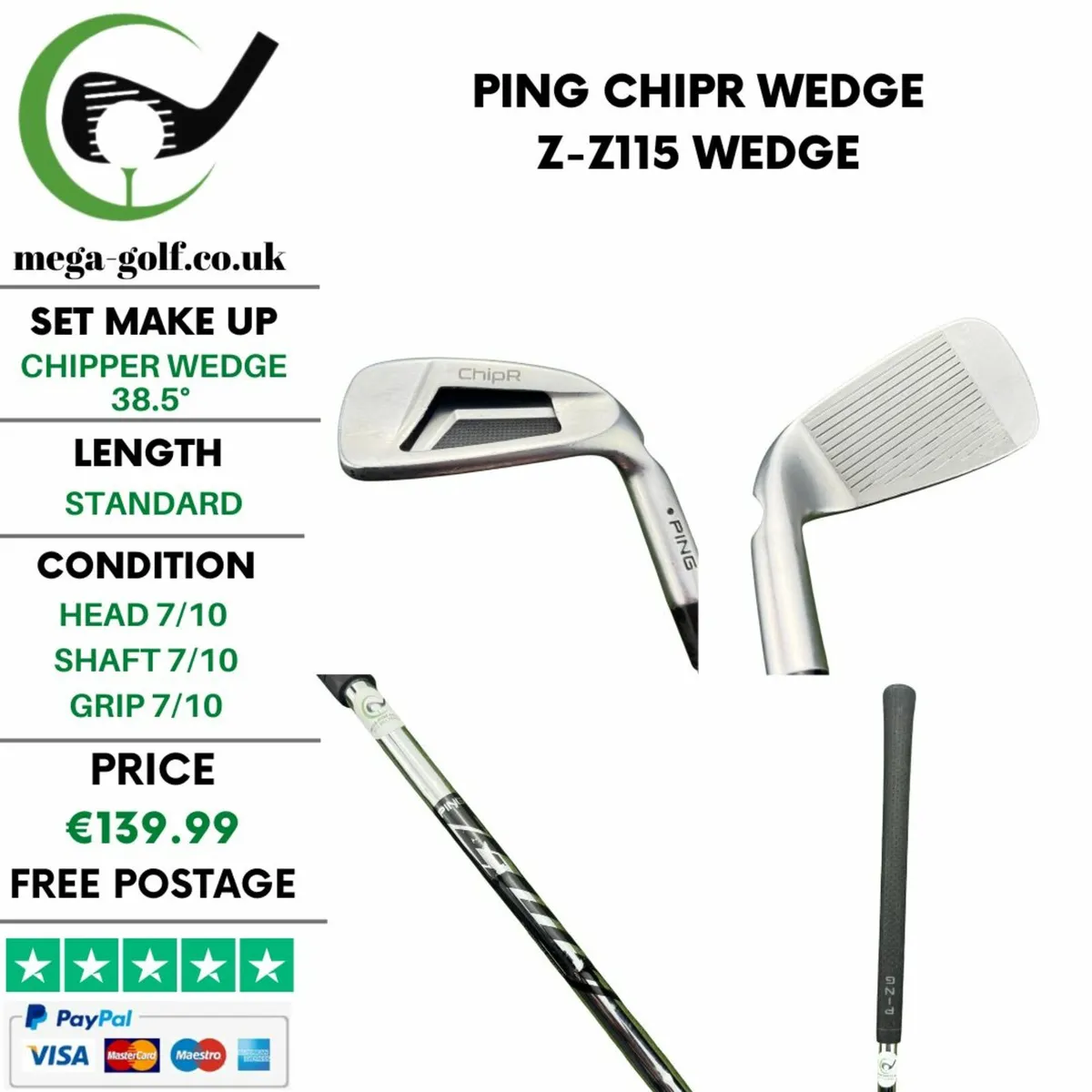Ping ChipR Wedge 38.5° / Z-Z115 Wedge - Image 1