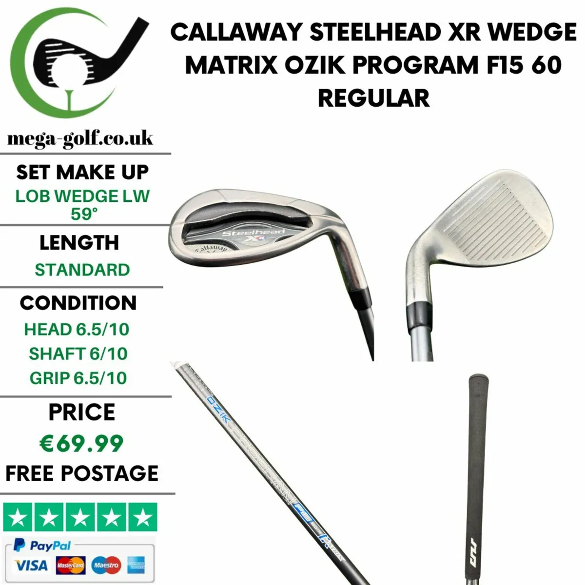 Callaway Steelhead XR Wedge Lw 59° / Regular - Image 1