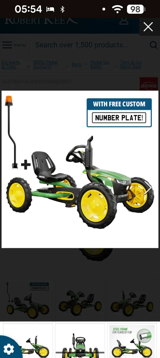 Berg Buggy Go Kart John Deere - Image 1