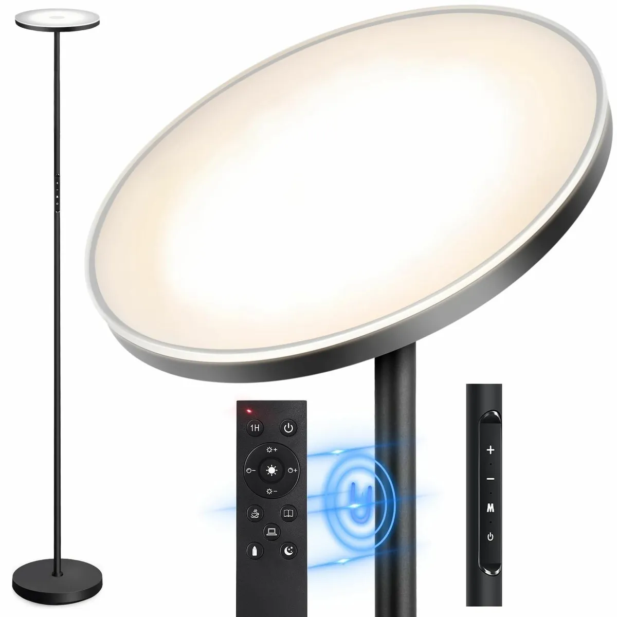 LED Uplighter Floor Lamp 30W 3000LM Bright Modern - Image 1